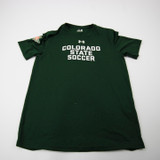 CSU Rams Under Armour Short Sleeve Shirt Men's Green Used S TOPS-175745