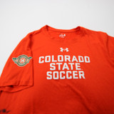 CSU Rams Under Armour Short Sleeve Shirt Men's Orange Used S TOPS-175754