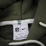 New York Jets Nike NFL On Field Sweatshirt Men's Olive Used 3XL-TOPS-175732
