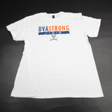 Virginia Cavaliers Port & Company Short Sleeve Shirt Men's White Used L-TOPS-175819