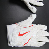 Nike Superbad Gloves - Receiver Men's White/Red Used 2XL-EQPT-006767