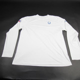 Indianapolis Colts Nike NFL On Field Dri-Fit Long Sleeve Shirt Men's Used White XL-TOPS-176029