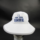 Indianapolis Colts New Era Bucket Hat Unisex White Used ML HATS-016457
