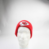Kansas City Chiefs New Era Winter Hat Unisex Red Used OSFM HATS-016429