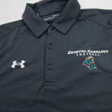Coastal Carolina Chanticleers Under Armour Polo Men's Gray New with Tags S TOPS-176162