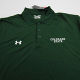 CSU Rams Under Armour Polo Men's Green New XL-TOPS-176264