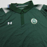 CSU Rams Under Armour Polo Men's Green/White New 2XL-TOPS-176265