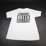 Port & Company Short Sleeve Shirt Men's White Used M TOPS-176174