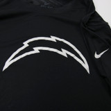 Los Angeles Chargers Nike Dri-Fit Long Sleeve Shirt Men's Black Used XL-TOPS-176377
