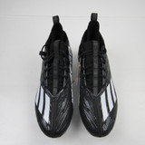 adidas adizero Football Cleat Men's Black/White New without Box 11-CLEA-016471