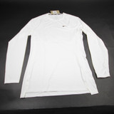 Nike Pro Dri-Fit Long Sleeve Shirt Men's White New with Tags-TOPS-169397