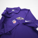 Baltimore Ravens Nike NFL On Field Polo Men's Purple Used L-TOPS-176638
