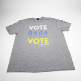 Gallaudet Bison Gildan Short Sleeve Shirt Men's Gray Used 3XL-TOPS-176499