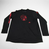 Rutgers Scarlet Knights adidas Long Sleeve Shirt Men's Black Used 2XLT-TOPS-176702