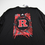 Rutgers Scarlet Knights adidas Long Sleeve Shirt Men's Black New with Tags 3XL TOPS-176703