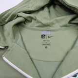 New York Jets Nike NFL On Field Jacket Men's Green Used L-TOPS-176533