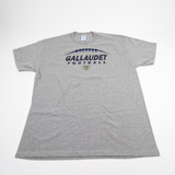 Gallaudet Bison Russell Athletic Short Sleeve Shirt Men's Gray Used XL TOPS-176778