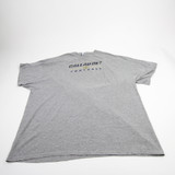 Gallaudet Bison Jerzees Short Sleeve Shirt Men's Gray Used 4XL-TOPS-176776