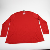 Rutgers Scarlet Knights adidas Long Sleeve Shirt Men's Red New with Tags 3XL TOPS-176675