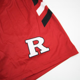 Rutgers Scarlet Knights adidas Practice Shorts Women's Red/White Used 2XL-SHOR-037950