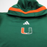Miami Hurricanes adidas Sweatshirt Women's Green Used M-TOPS-176930