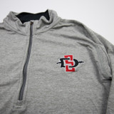 San Diego State Aztecs Nike Pullover Women's Gray Used L TOPS-181281