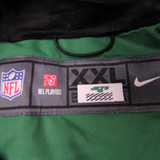 New York Jets Nike NFL On Field Storm-fit Jacket Men's Green Used XXL TOPS-181841