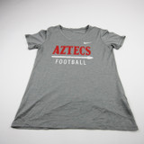 San Diego State Aztecs Nike Short Sleeve Shirt Women's Gray Used M TOPS-181316