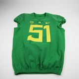 Oregon Ducks Nike Game Jersey - Football Men's Green Used 44 JRSY-011654