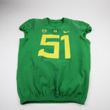 Oregon Ducks Nike Game Jersey - Football Men's Green Used 44 JRSY-011654