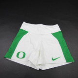 Oregon Ducks Nike Running Short Women's White Used Multiple Sizes SHOR-039372