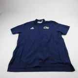 Georgia Tech Yellow Jackets adidas Aeroready Pullover Men's Navy Used M TOPS-181332