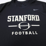 Stanford Cardinal Nike Dri-Fit Long Sleeve Shirt Men's Black Used XXL TOPS-181768