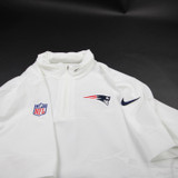 New England Patriots Nike NFL On Field Pullover Men's White Used XL TOPS-181965