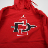San Diego State Aztecs Air Jordan Dri-Fit Sweatshirt Men's Red Used S TOPS-182322