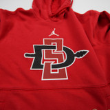 San Diego State Aztecs Air Jordan Sweatshirt Men's Red Used XS TOPS-182324