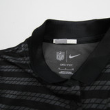 Carolina Panthers Nike NFL On Field Polo Women's Black Used S TOPS-165763