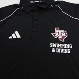 Texas A&M Aggies adidas Polo Men's Black New with Tags S TOPS-165768