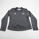 Kansas Jayhawks adidas Polo Women's Gray Used S TOPS-165846