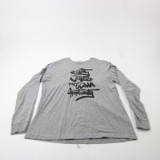 New York Jets Nike Nike Tee Long Sleeve Shirt Men's Gray Used XL TOPS-171517