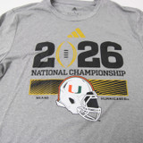 Miami Hurricanes adidas Long Sleeve Shirt Men's New without Tags S TOPS-171534