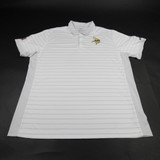 Minnesota Vikings Nike NFL On Field Dri-Fit Polo Men's White Used XXL TOPS-172278