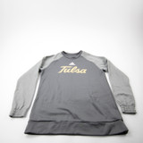 Tulsa Golden Hurricane adidas Sweatshirt Women's Dark Gray Used L TOPS-172867