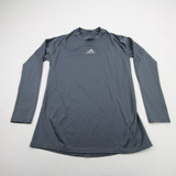adidas Techfit Compression Top Men's Gray Used L TOPS-174359