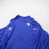 LA Rams Nike NFL On Field Dri-Fit Long Sleeve Shirt Men's Used 3XL TOPS-174853