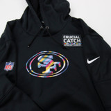 San Francisco 49ers Nike NFL On Field Dri-Fit Sweatshirt Men's Black Used 3XL TOPS-175006