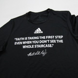 Kansas Jayhawks adidas Aeroready Short Sleeve Shirt Men's Black Used S TOPS-176099