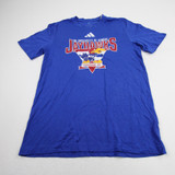Kansas Jayhawks adidas Short Sleeve Shirt Men's Blue Used S TOPS-176105