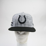 Indianapolis Colts New Era 9fifty Snap-Back Hat Unisex Gray Used ML HATS-016453