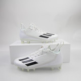 adidas adizero Football Cleat Men's White New without Box Multiple Sizes CLEA-016467